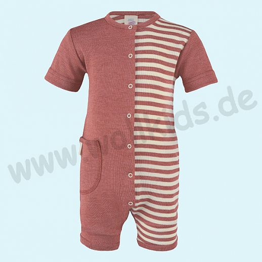Living Crafts Baby/Kinder Langarm-Hemd aus Bio-Wolle/Seide 