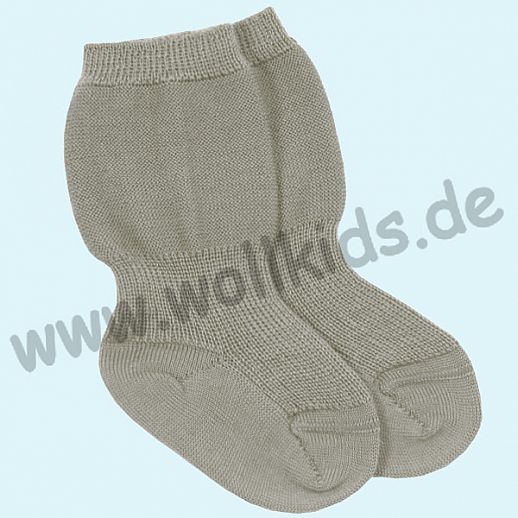 Living Crafts Schurwolle Baumwolle Socken Baby Kinder Bio Baumwolle 270 Gr 17-32 