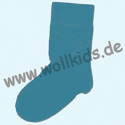 Kinder-Socken lila kbA Baumwolle uni polarblau ORGANIC BIO GOTS