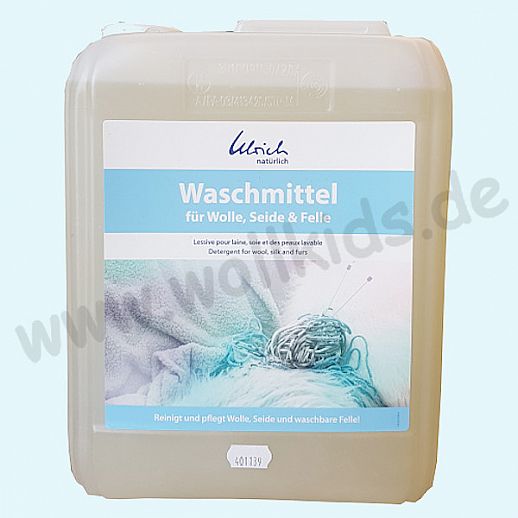 Ulrich natürlich: Waschmittel für Wolle, Seide und Felle mit Lanolin - 5l Kanister