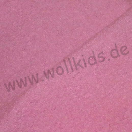 REST 25cm Hochwertiger Walkstoff aus Italien - mulessing free - 100% Schurwolle - altrosa 