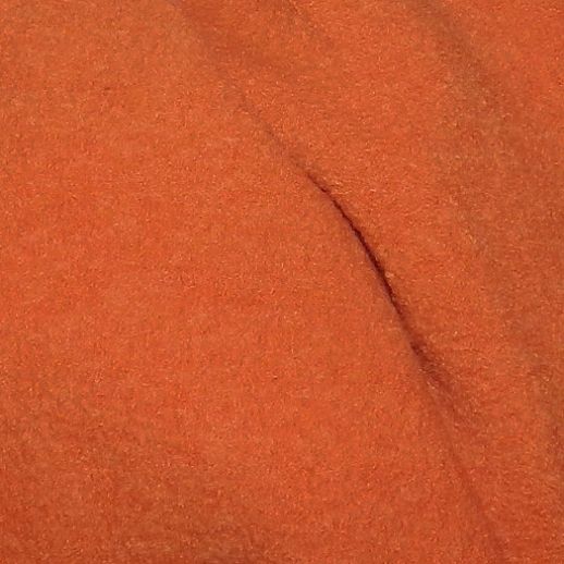 Hochwertiger Walkstoff aus Italien - mulessing free - 100% Schurwolle - orange