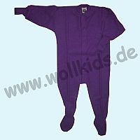 Einteiler Schlafanzug ohne Fuß Cosilana 100% Wolle 