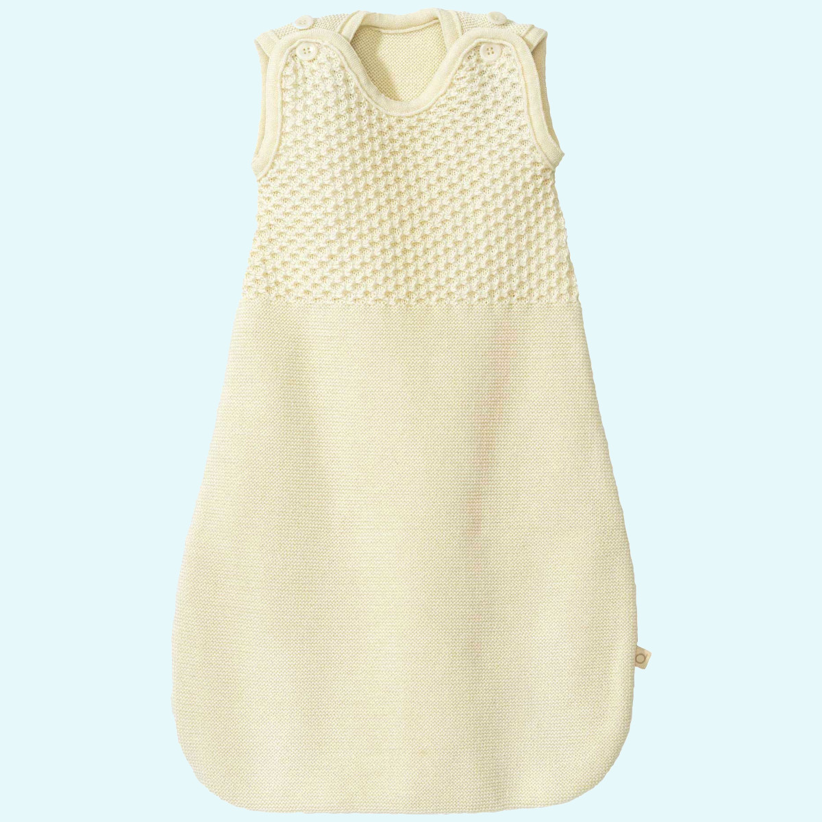 Warmer disana Baby Winter Strick-Träger-Schlafsack merino Schurwolle Traumhafter disana Baby Strick-Träger-Schlafsack aus BIO merino Schurwolle für den Winter GOTS