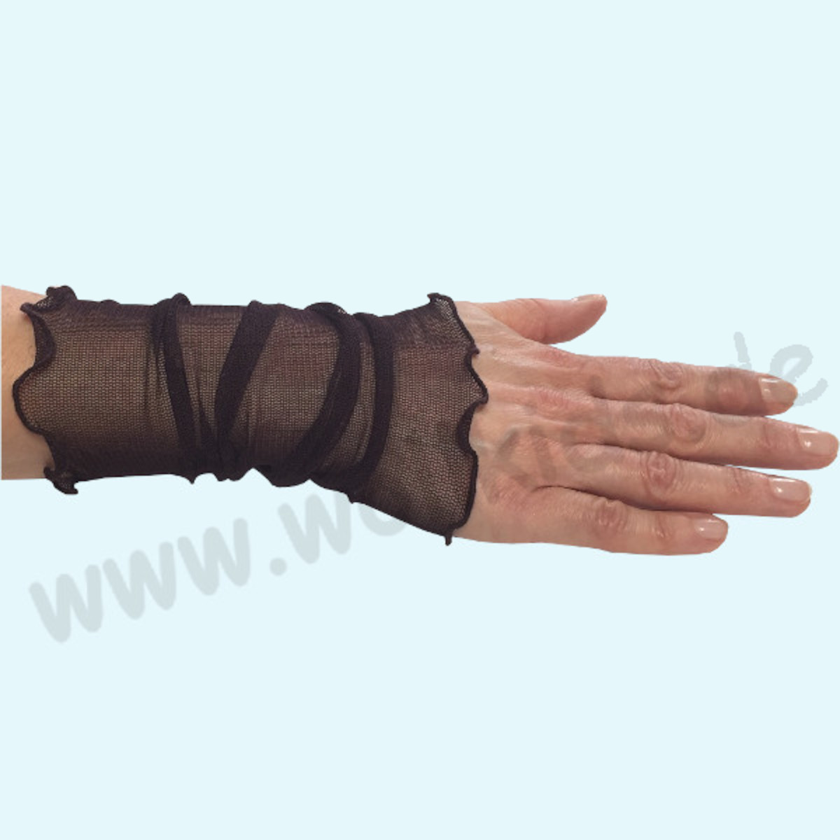 Alkena Armstulpen aus reiner Seide