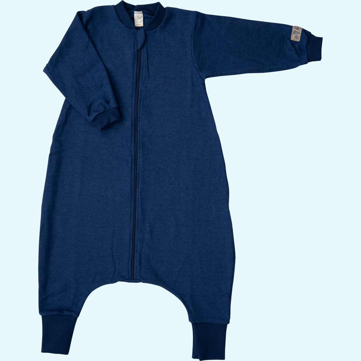 Toller Lilano Lauf-Schlafsack für Baby & Kind aus Merino-Wolle-Seide Traumhafter Lilano Baby & Kinder Lauf-Schlafsack aus BIO merino Wolle/Seide langarm ohne Fuß mit Reißverschluss