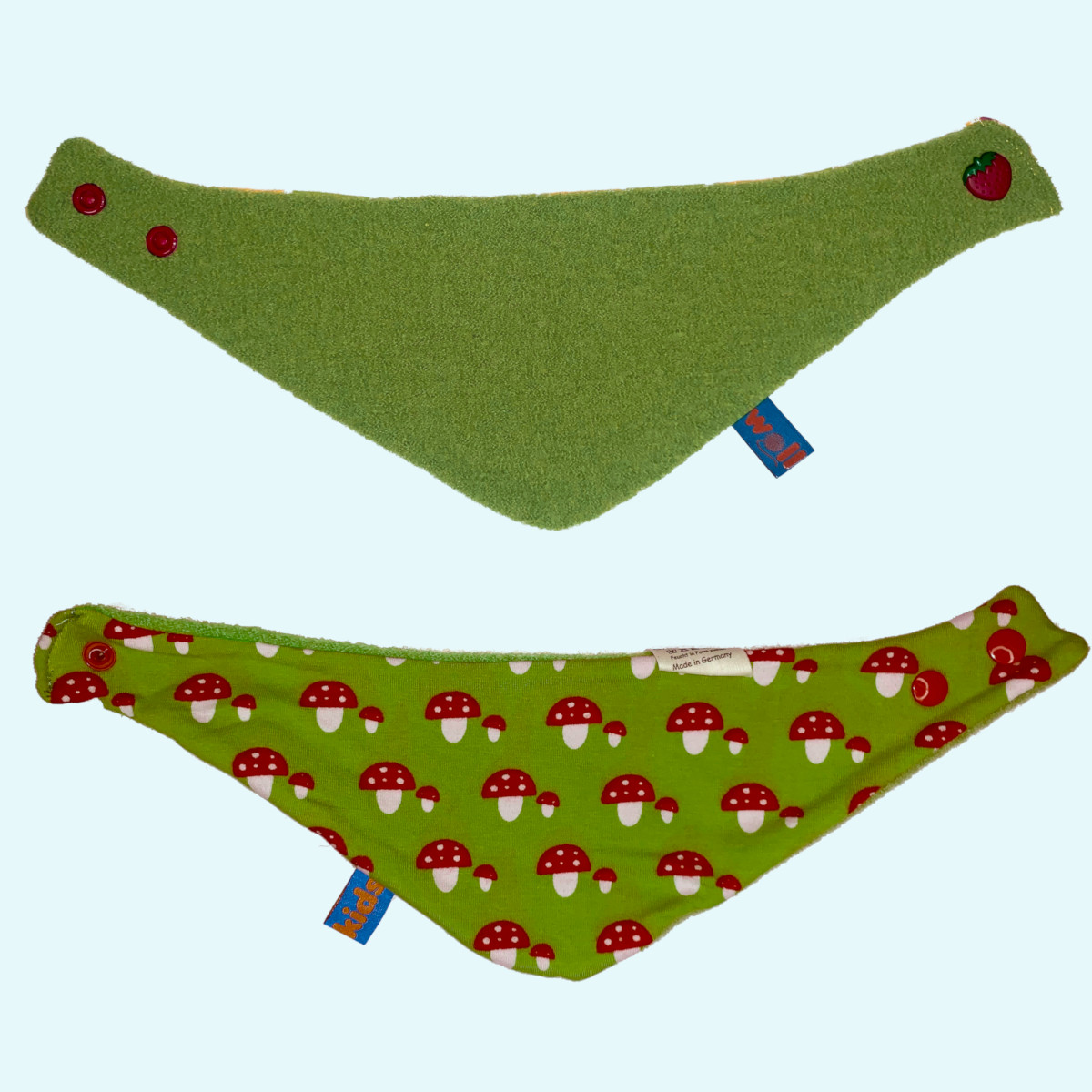 Warmes Wollkids Baby Walk Dreieckstuch aus 100% Wolle & Baumwolle Warmes Wollkids Baby & Kinder Wollwalk Halstuch Dreieckstuch gefüttert aus 100% Wolle & Baumwolle für den Winter