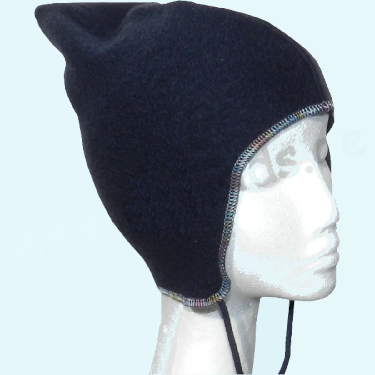 Warme Wollkids Kinder Winter Zwergen Mütze aus 100% Wollwalk Warme Wollkids Baby & Kinder Wollwalk Zwergen Mütze - Walkmütze Walkhaube aus 100% Wolle für den Winter mit Band