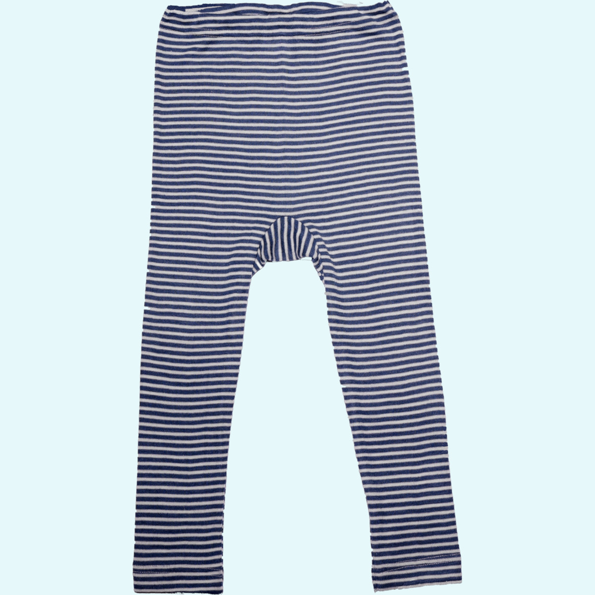 Süße Kinder Leggings geringelt aus Wolle/Seide - Cosilana Leggings für Kinder aus Wolle/Seide von Cosilana - geringelt