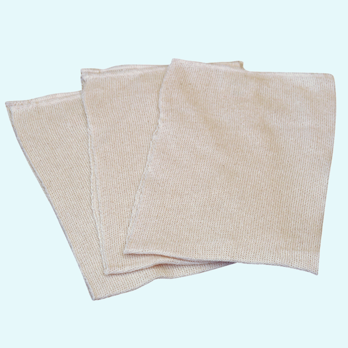 Baby Popo wund - disana Baby Windeleinlagen reine Seide Hautberuhigende disana Baby Windeleinlagen aus Bourette Seide ideal bei wundem Baby-Popo 5er set 15cm x 24cm