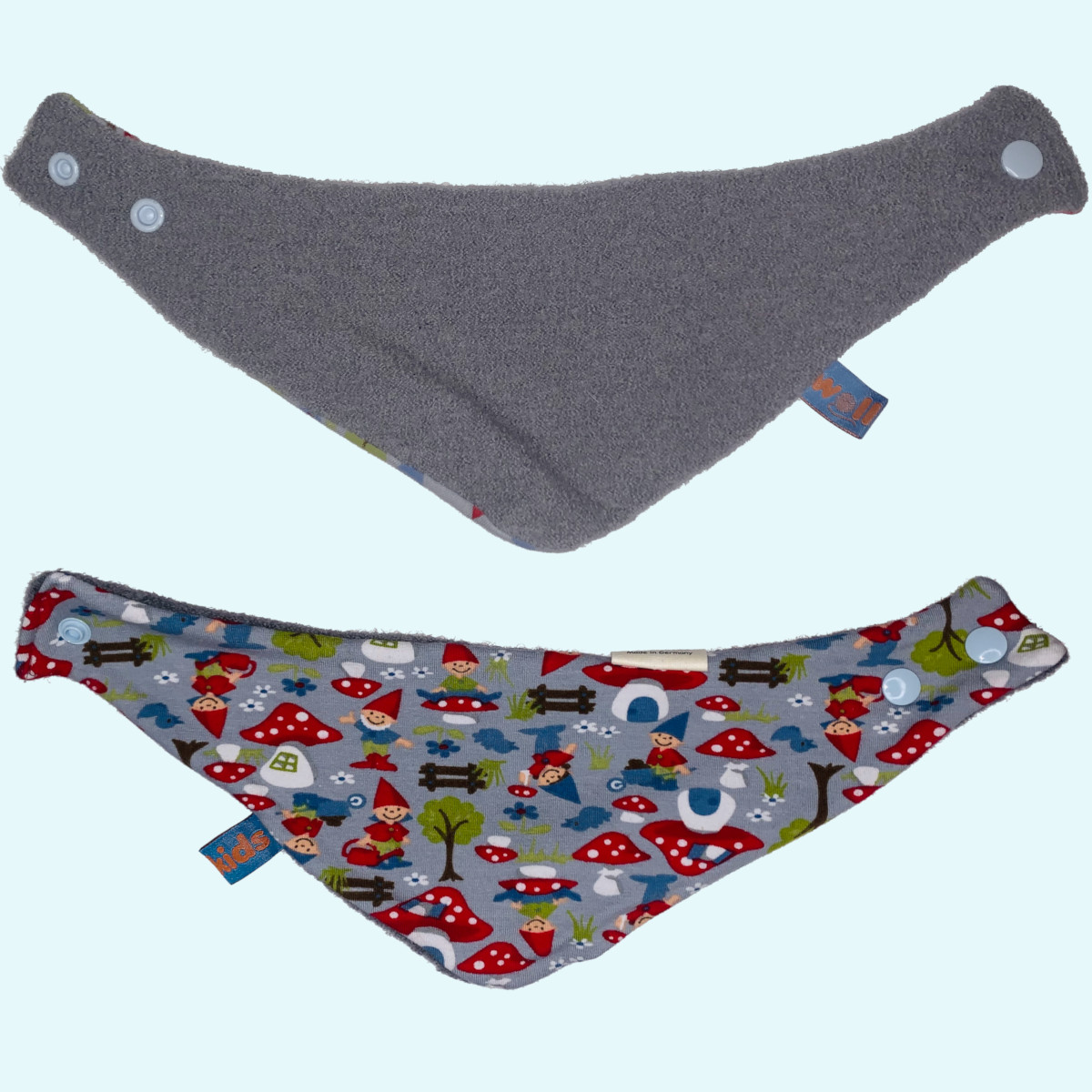 Warmes Wollkids Baby Walk Dreieckstuch aus 100% Wolle & Baumwolle Warmes Wollkids Baby & Kinder Wollwalk Halstuch Dreieckstuch gefüttert aus 100% Wolle & Baumwolle für den Winter