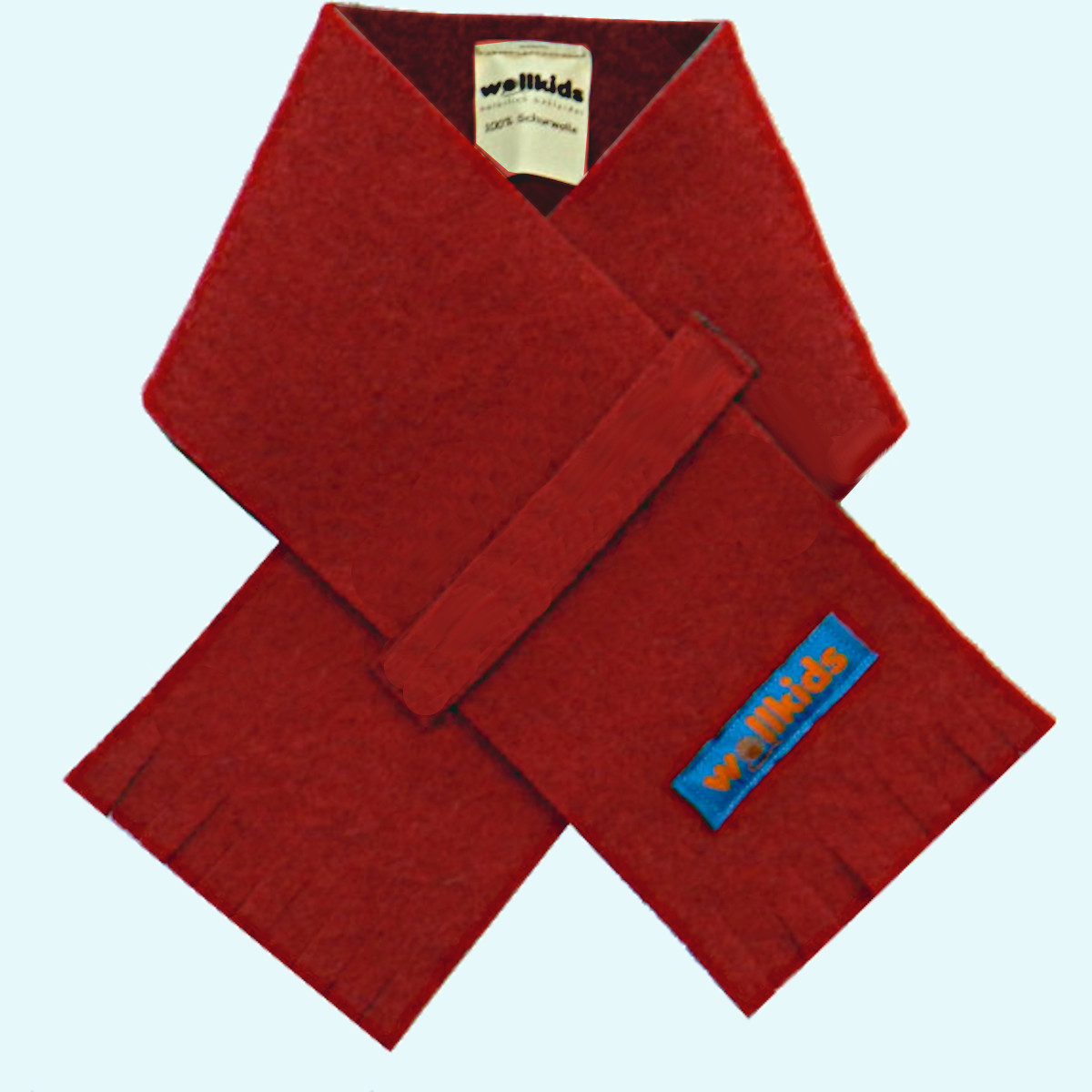 Warmer Doubleface Schal - Sicherheitsschal - Steckschal aus 100% Merinowolle - Handarbeit für den Winter