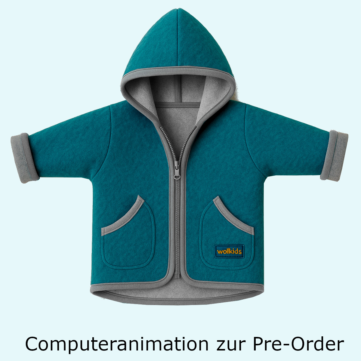 Pre-Order: Doubleface Wollwalk-Jacke -extra warme Winterjacke - 🌲 auch für den Waldkindergarten
