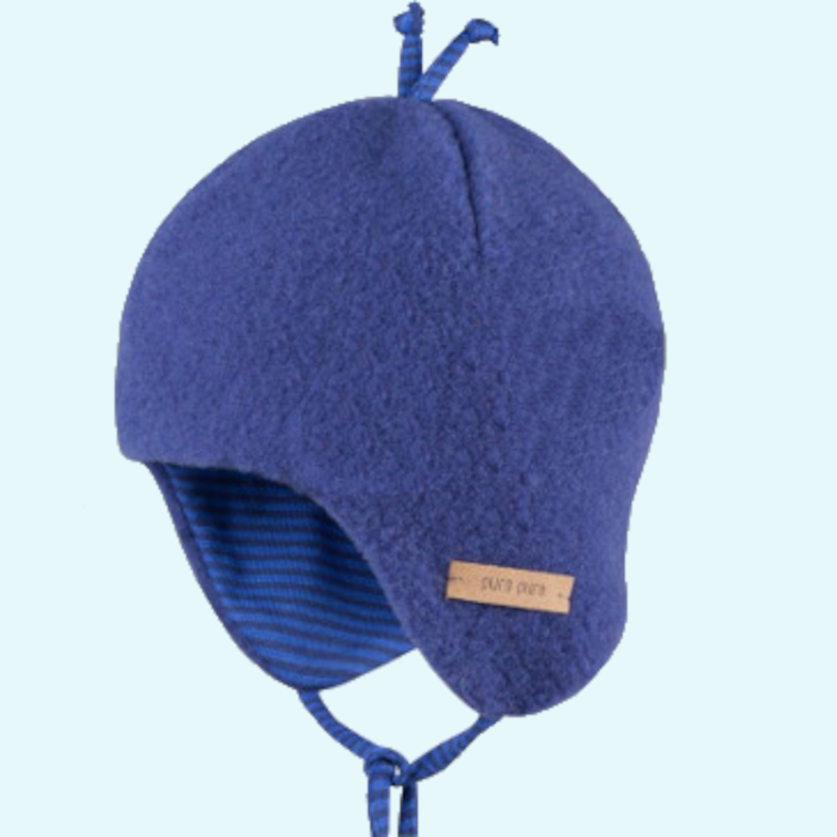 Die perfekte Baby Mütze im Winter aus 100% Wollfleece von Pure Pure SALE - Warme Baby Wollfleece Mütze aus 100% Merinowolle von Pure Pure - die perfekte Mütze im Winter & für Neugeborene