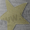 Beanie grau Stern olive