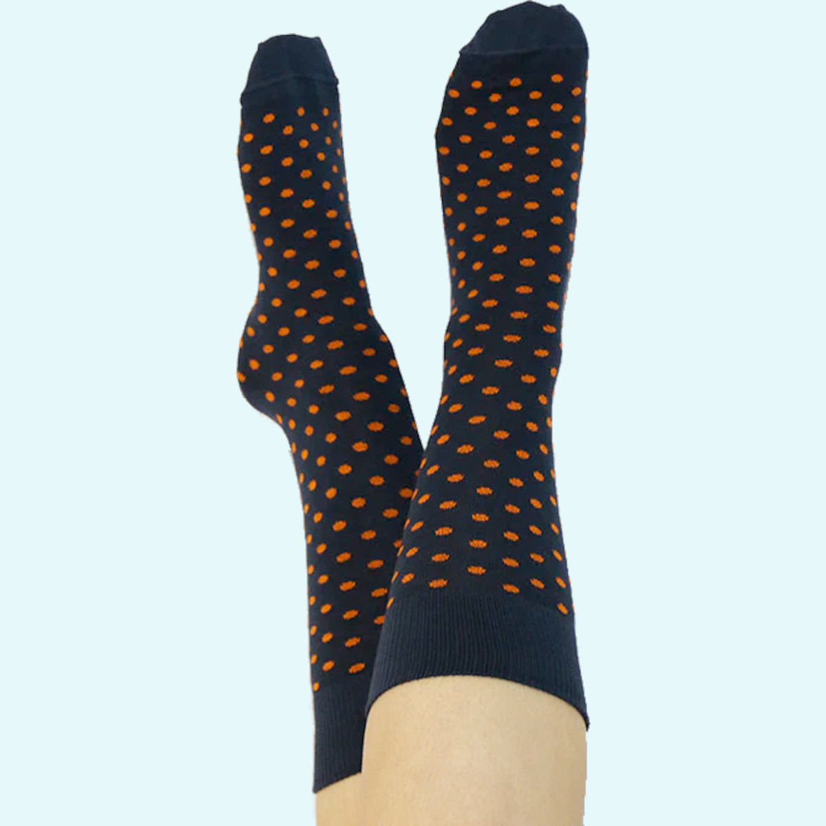 Damen Herren BIO Baumwoll Socken Uni Punkte