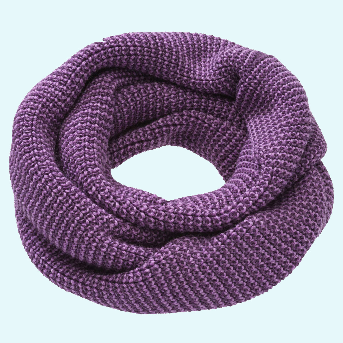 Großer, dicker Schlauchschal - Loop für Erwachsene aus kbT Schurwolle von disana - GOTS