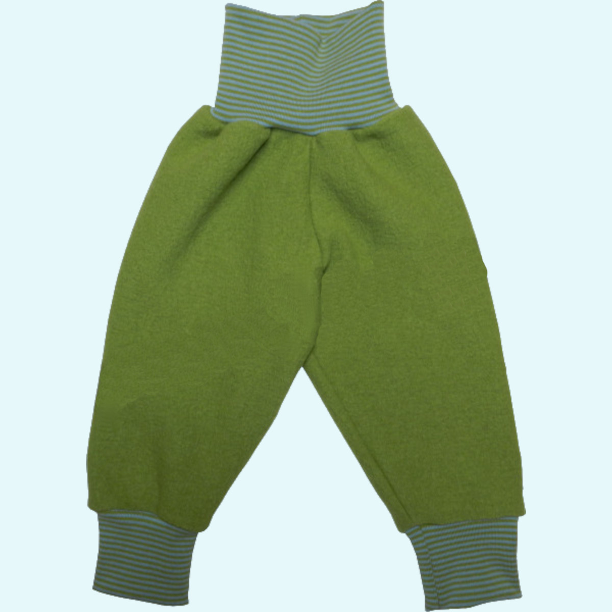 Wollkids Baby Walkhose Pumphose aus 100% Wollwalk im Winter in grün Warme Wollkids Baby & Kinder Walkhose Pumphose aus 100% Wollwalk im Winter - Farbe grün