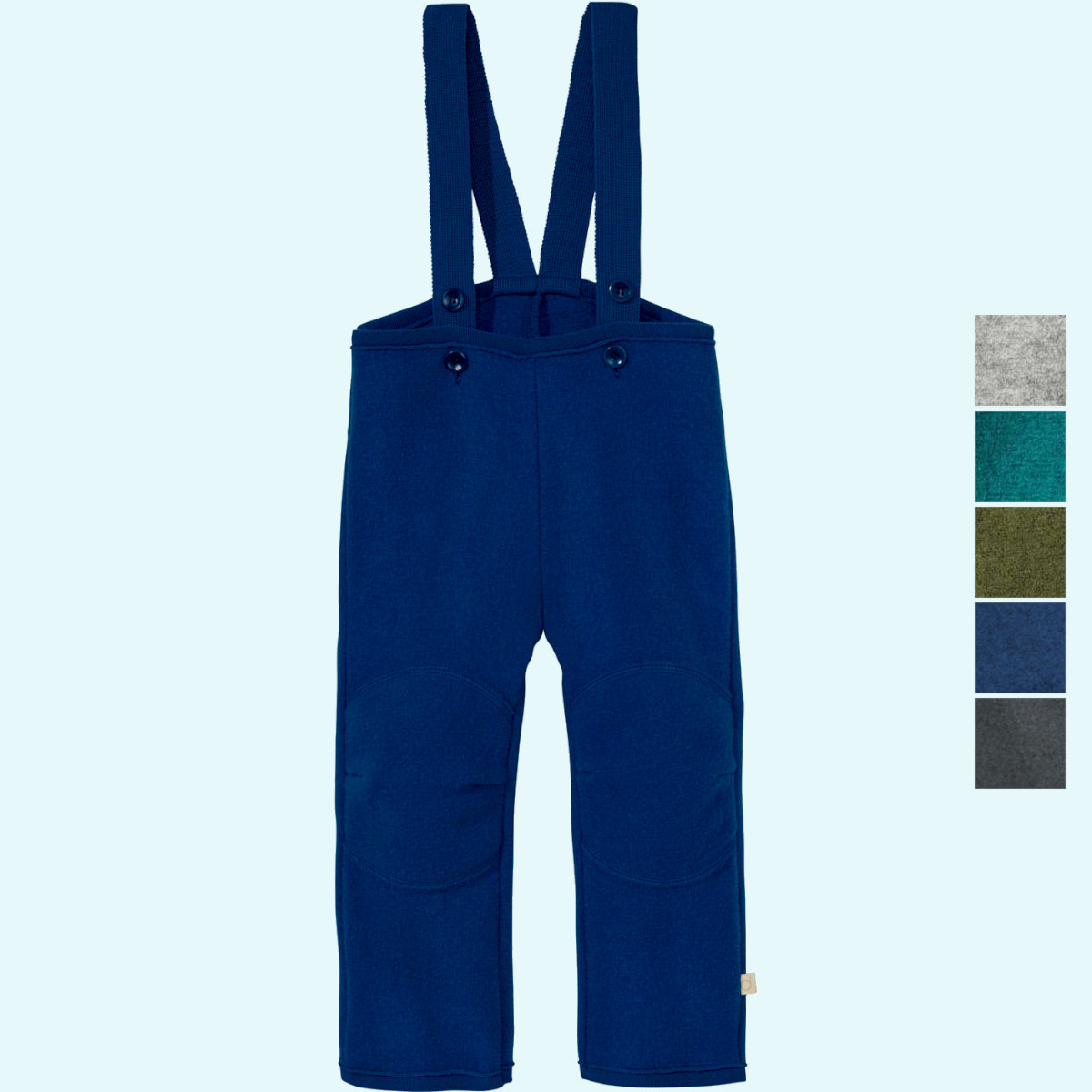 Warme disana Baby & Kinder outdoor Walk-Trägerhose Merinowolle Muckelige disana Baby & Kinder outdoor Wollwalk-Trägerhose/Wollhose mit Träger aus kbT merino Schurwolle für den Winter GOTS
