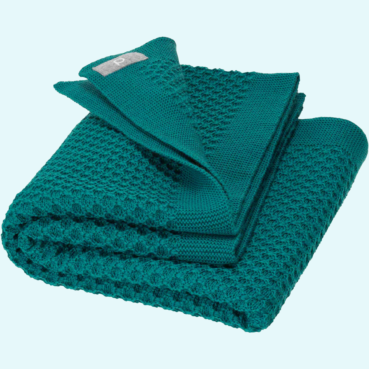 Warme disana Strick-Kuscheldecke für Erwachsene Merino-Schurwolle Große warme disana Erwachsenen Waben-Strick-Kuscheldecke 135x200 aus BIO merino Schurwolle - Winter-Decke GOTS