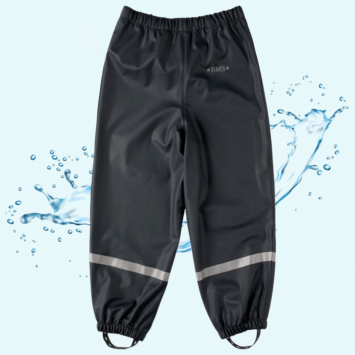 Schadstofffreie Kinder Regenhose ohne Latz - BMS Buddelbundhose Schadstofffreie Regenhose ohne Latz für Kinder von BMS - Buddelbundhose