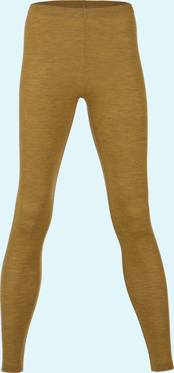 leggings aus merinowolle für damen Damen Leggin Schurwolle farbig uni GOTS