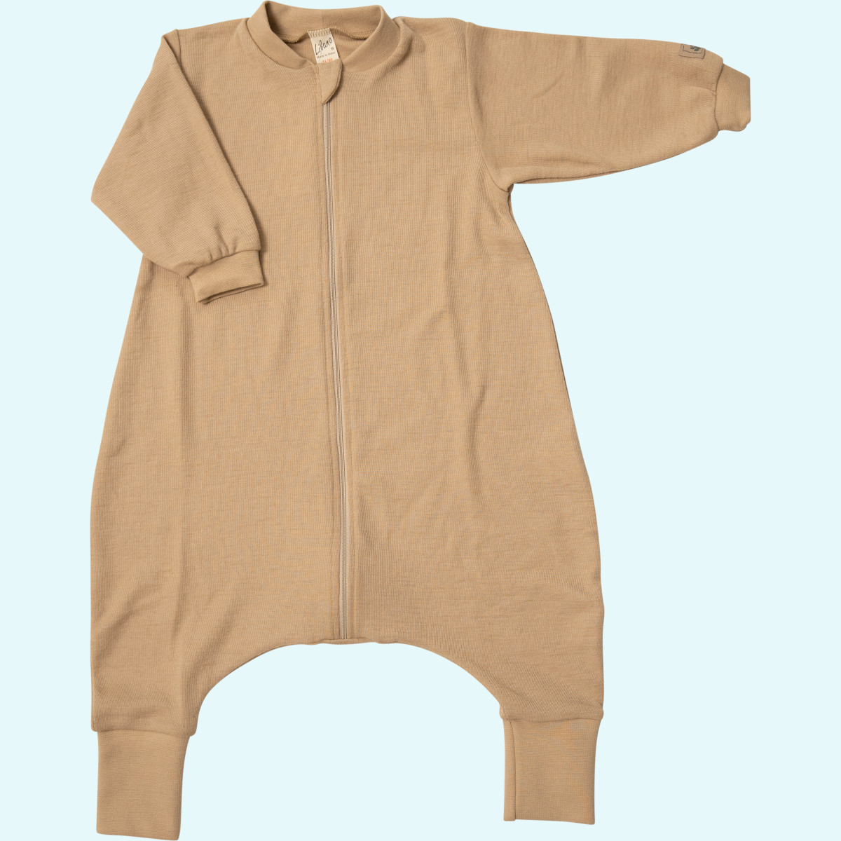 Toller Lilano Lauf-Schlafsack für Baby & Kind aus Merino-Wolle-Seide Traumhafter Lilano Baby & Kinder Lauf-Schlafsack aus BIO merino Wolle/Seide langarm ohne Fuß mit Reißverschluss