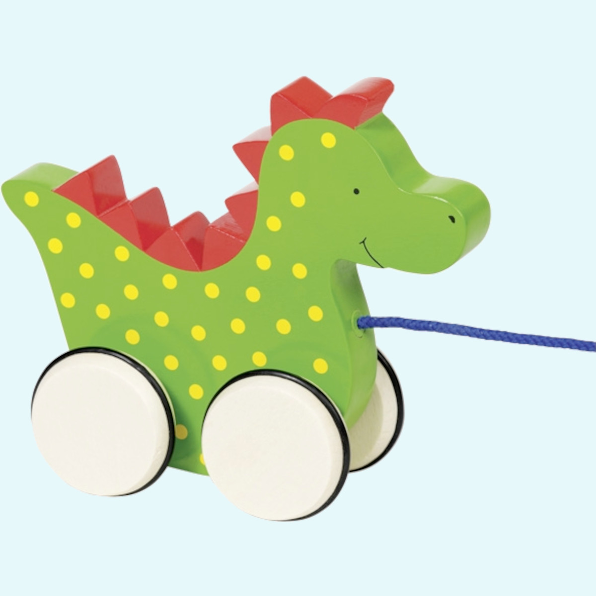 Kleiner Zauberdrache - Ziehtier aus Holz von Goki für Kinder 🐉 Drache Saro Kleines Zauber-Ziehtier aus Holz von Goki für Kinder ab 1 Jahr - Drache Saro