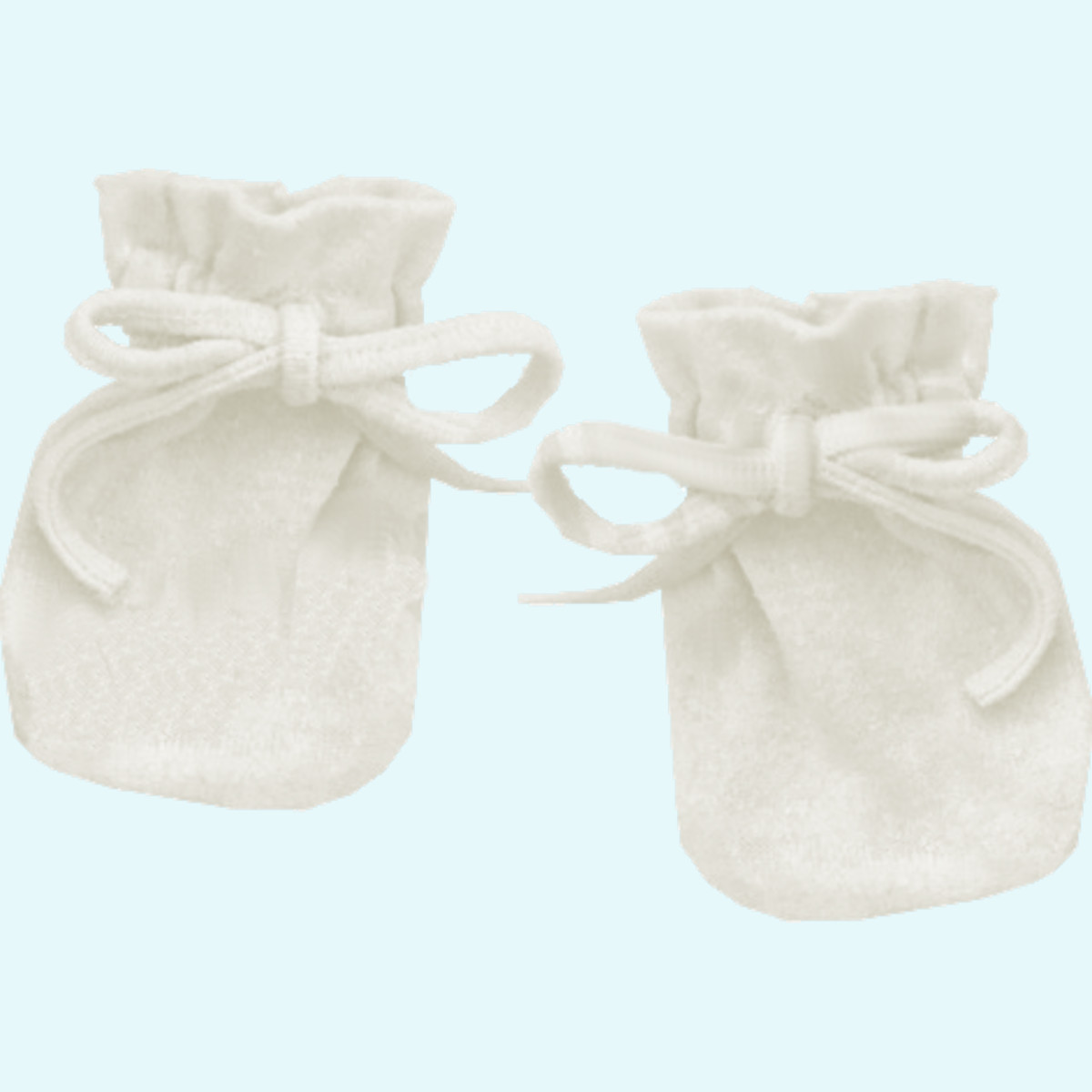 Sanfte Baby Sommer Kratzhandschuhe aus 100% Seide - Alkena - Neurodermitis Zarte Sommer Kratzhandschuhe für Babys aus 100% Bourette Seide von Alkena - Neurodermitis