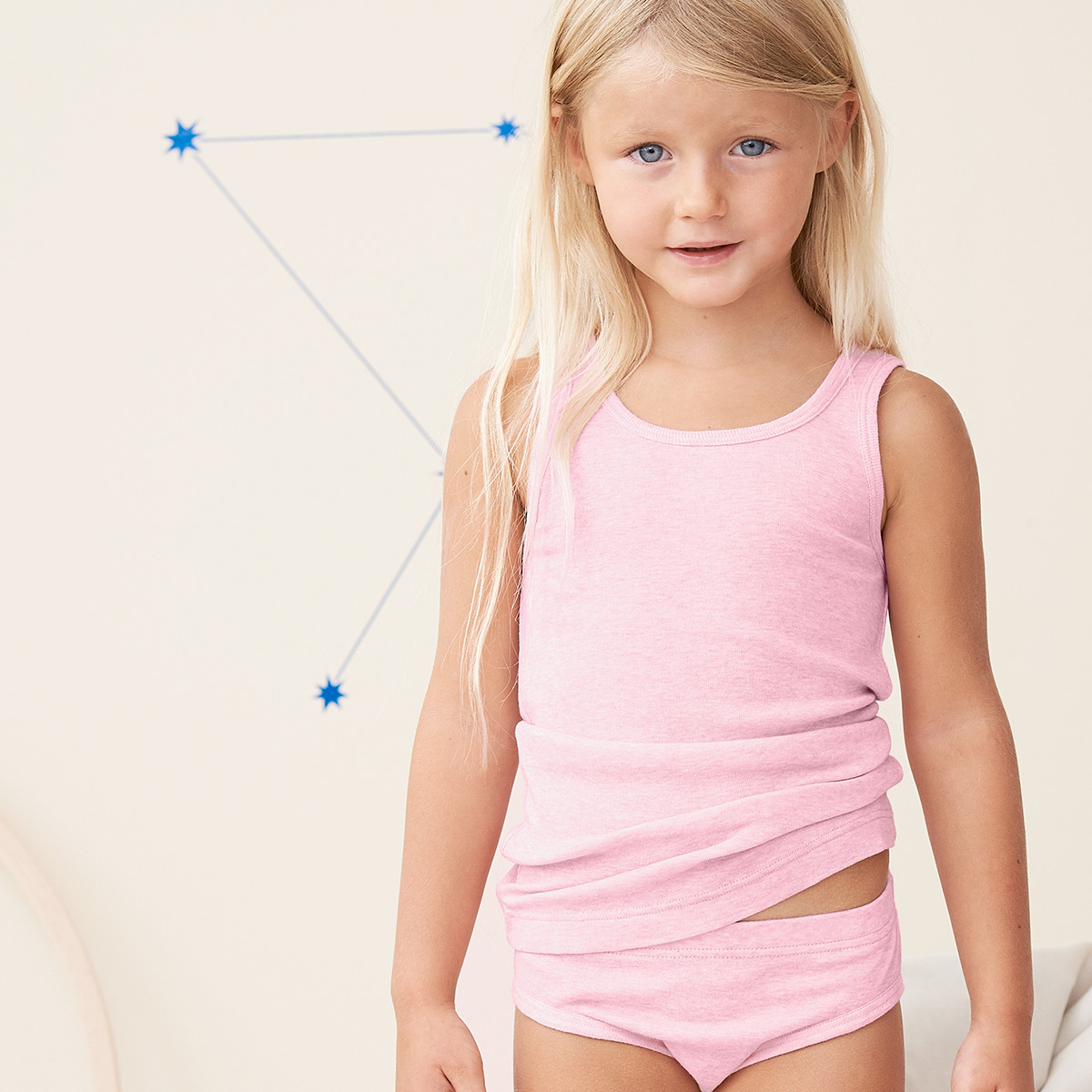 Trägerhemd - Unterhemd für Kinder - aus reiner BIO Baumwolle GOTS  von Livingcrafts