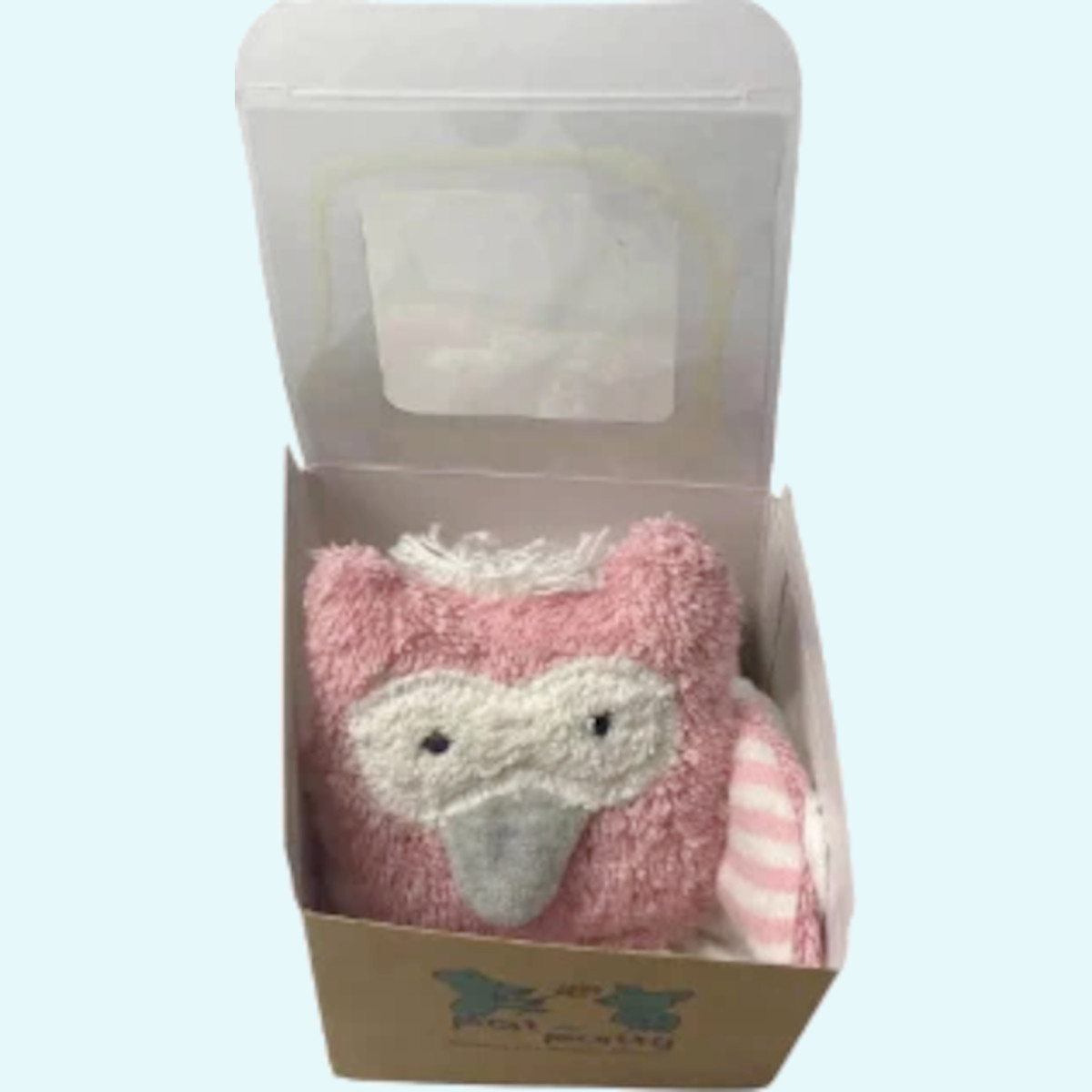 Baby Schnuffeltuch aus 100% Bio Baumwolle - Pat & Patty Schnuffeltuch mit Kuscheltier für Babys aus 100% Bio Baumwolle von Pat & Patty