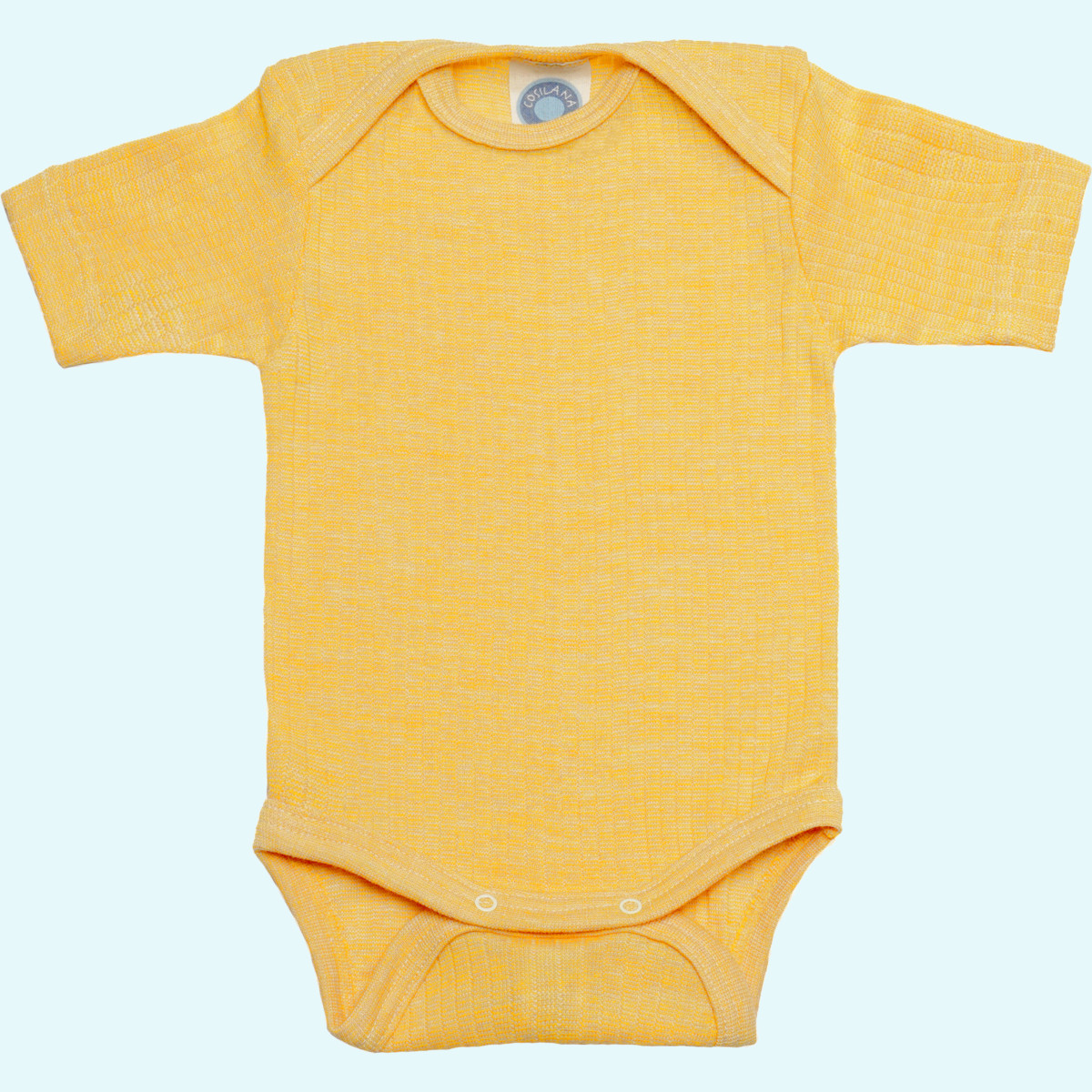Baby Body kurzarm aus Wolle-Seide-Baumwolle - Cosilana Baby Body kurzarm aus Wolle-Seide-Baumwolle von Cosilana