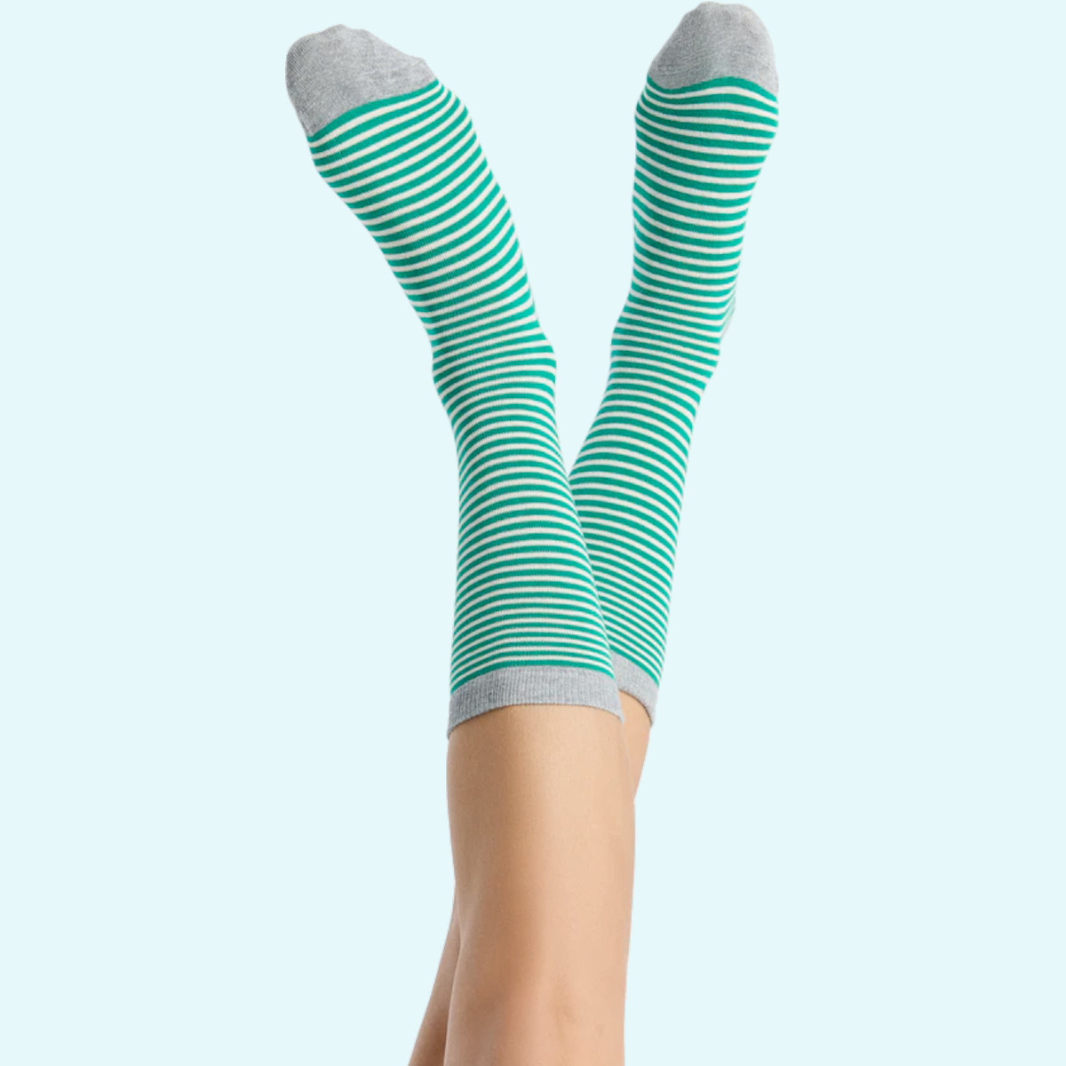 Hohe Socken für Damen & Herren aus Bio Bumwolle - Albero-natur Hohe Socken geringelt für Damen & Herren aus feiner Bio Bumwolle von Albero-natur