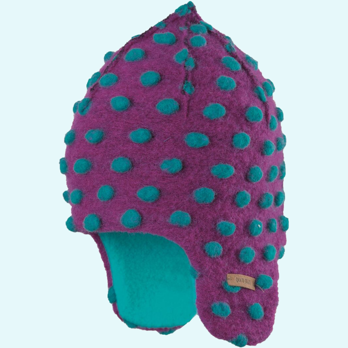 SALE - Dicke & warme Kinder Mütze mit Ohren von Pure Pure aus Wollfleece - perfekt im Winter - rot 49