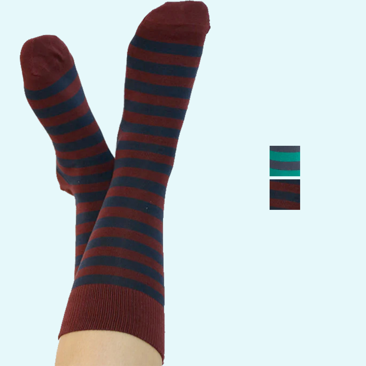 Schöne Socken für Damen & Herren aus Bio Baumwolle - Albero-natur Schöne Socken mit Blockringel für Damen & Herren aus Bio Baumwolle von Albero-natur