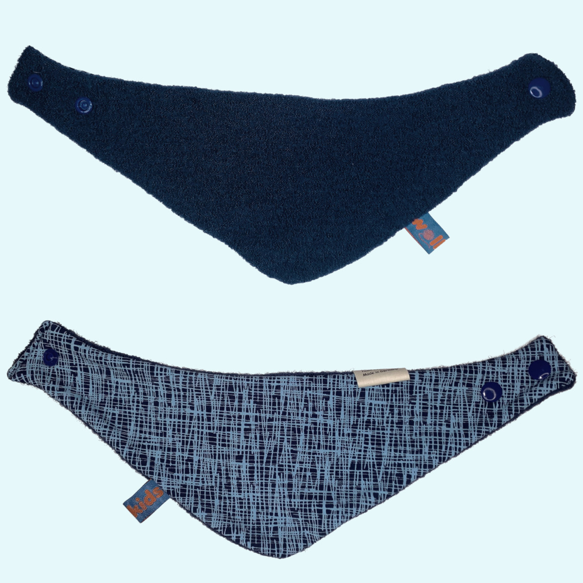 Warmes Wollkids Baby Walk Dreieckstuch aus 100% Wolle & Baumwolle Warmes Wollkids Baby & Kinder Wollwalk Halstuch Dreieckstuch gefüttert aus 100% Wolle & Baumwolle für den Winter
