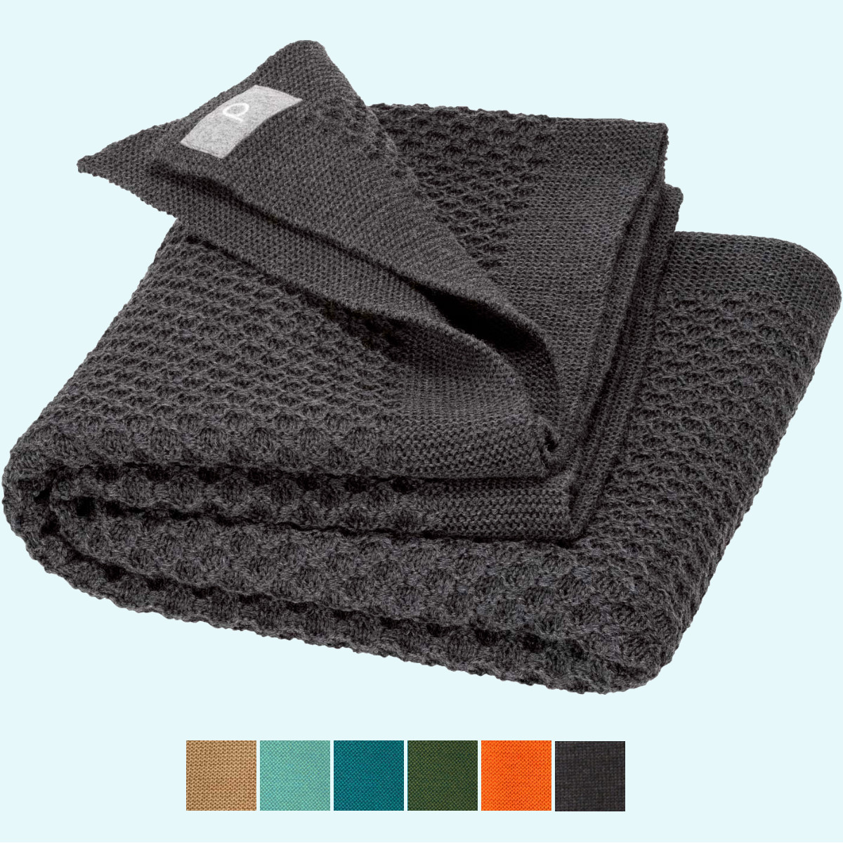 SALE: Traumhafte disana Wabenstrickdecke für Dein Baby - kuschelige Merinowolle