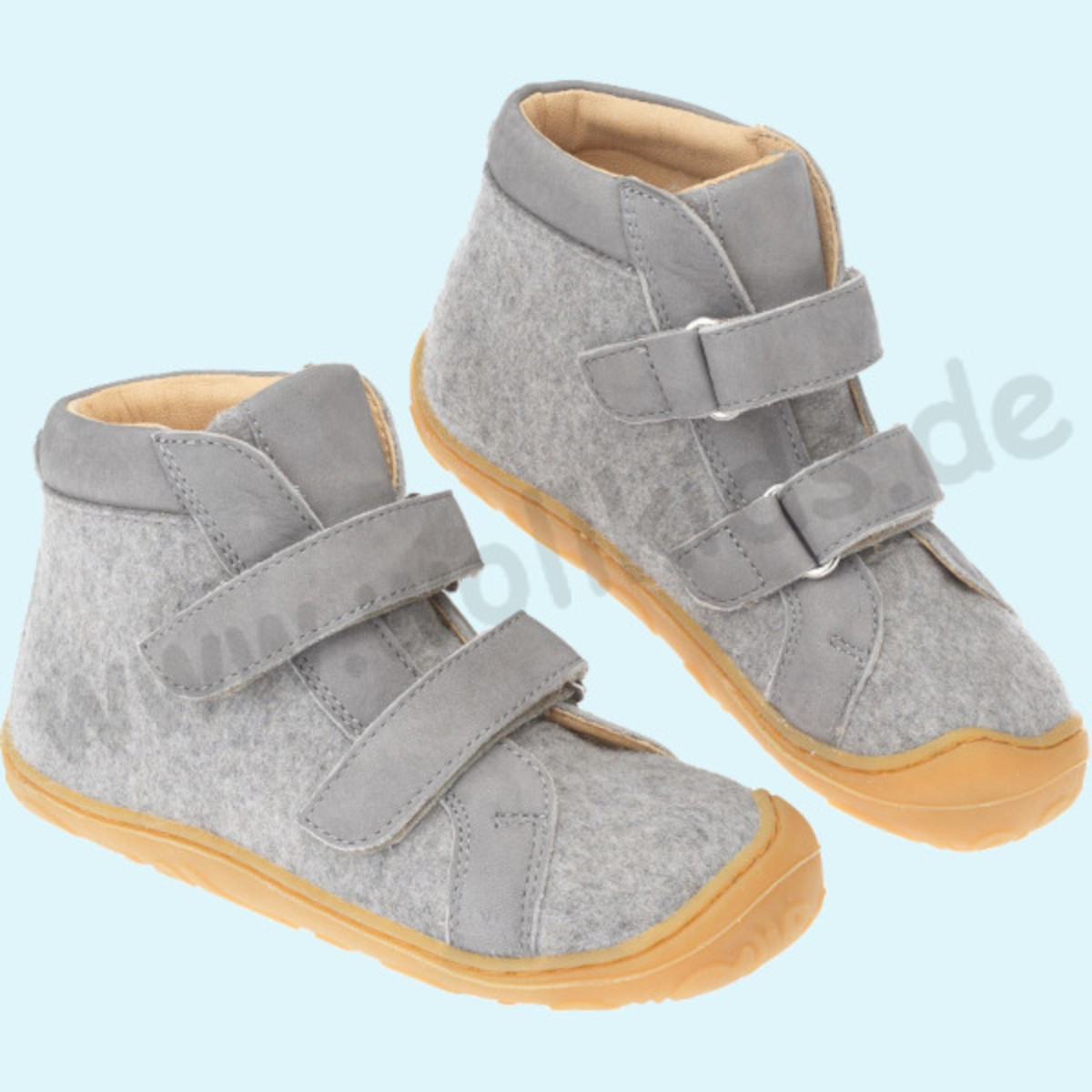 Disana Baby & Kinder Lauflernschuhe aus Leder/Schurwollfilz Tolle disana Baby & Kinder Lauflern-Schuhe mit Klettverschluss aus BIO merino Schurwollfilz & Leder