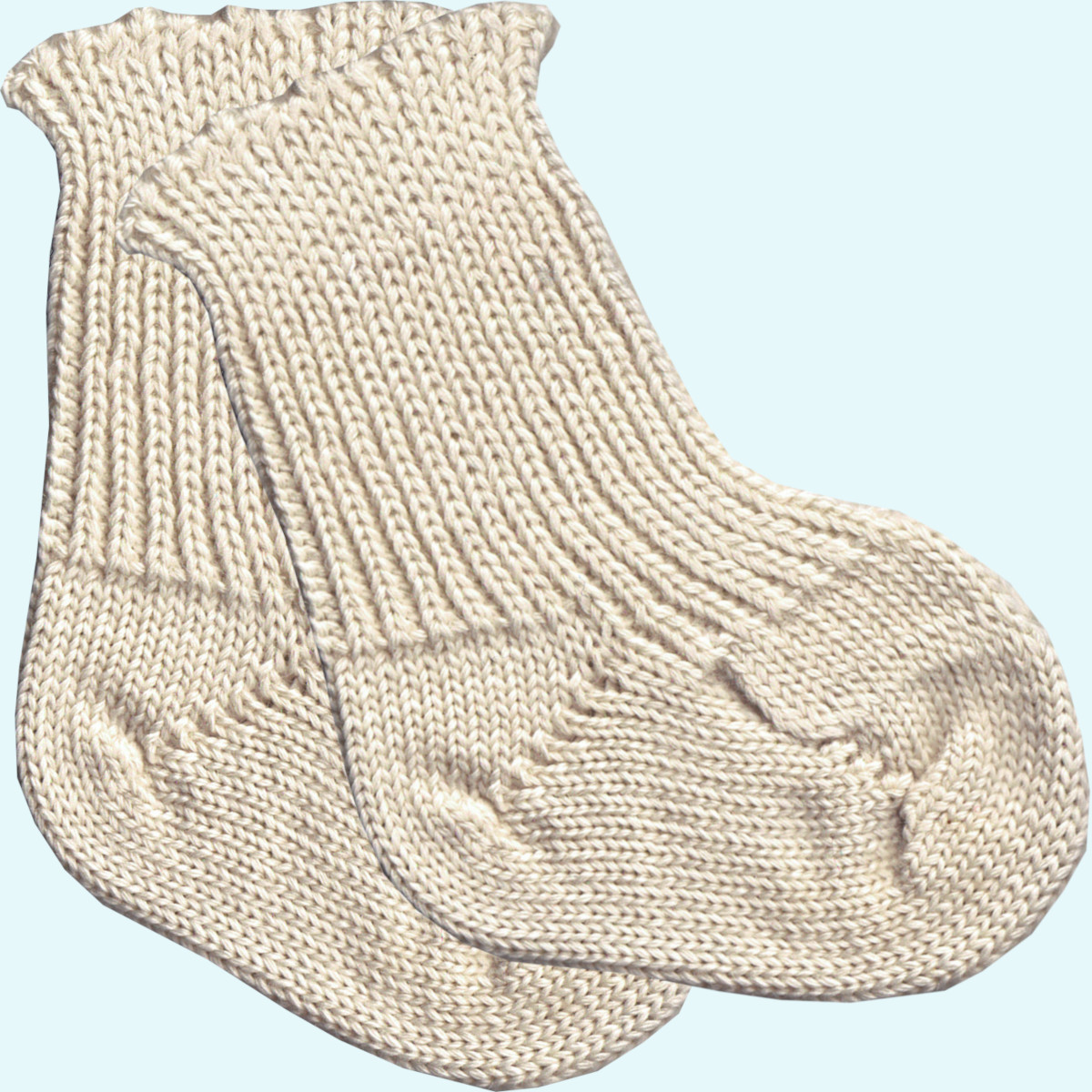 Warme Erstlingssocken aus reiner Merino Schurwolle - Grödo Warme Erstlingssocken aus reiner Schurwolle von Grödo