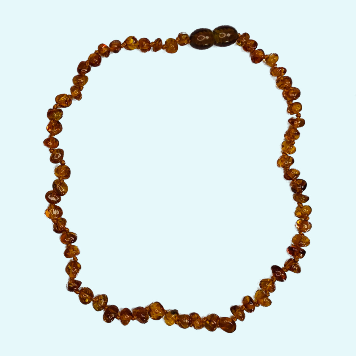 Schöne Baby & Kinder Bernsteinkette bunt - 100% Bernstein mit Türkis Echte Baby & Kinder Bernsteinkette bunt aus 100% Bernstein mit Türkis