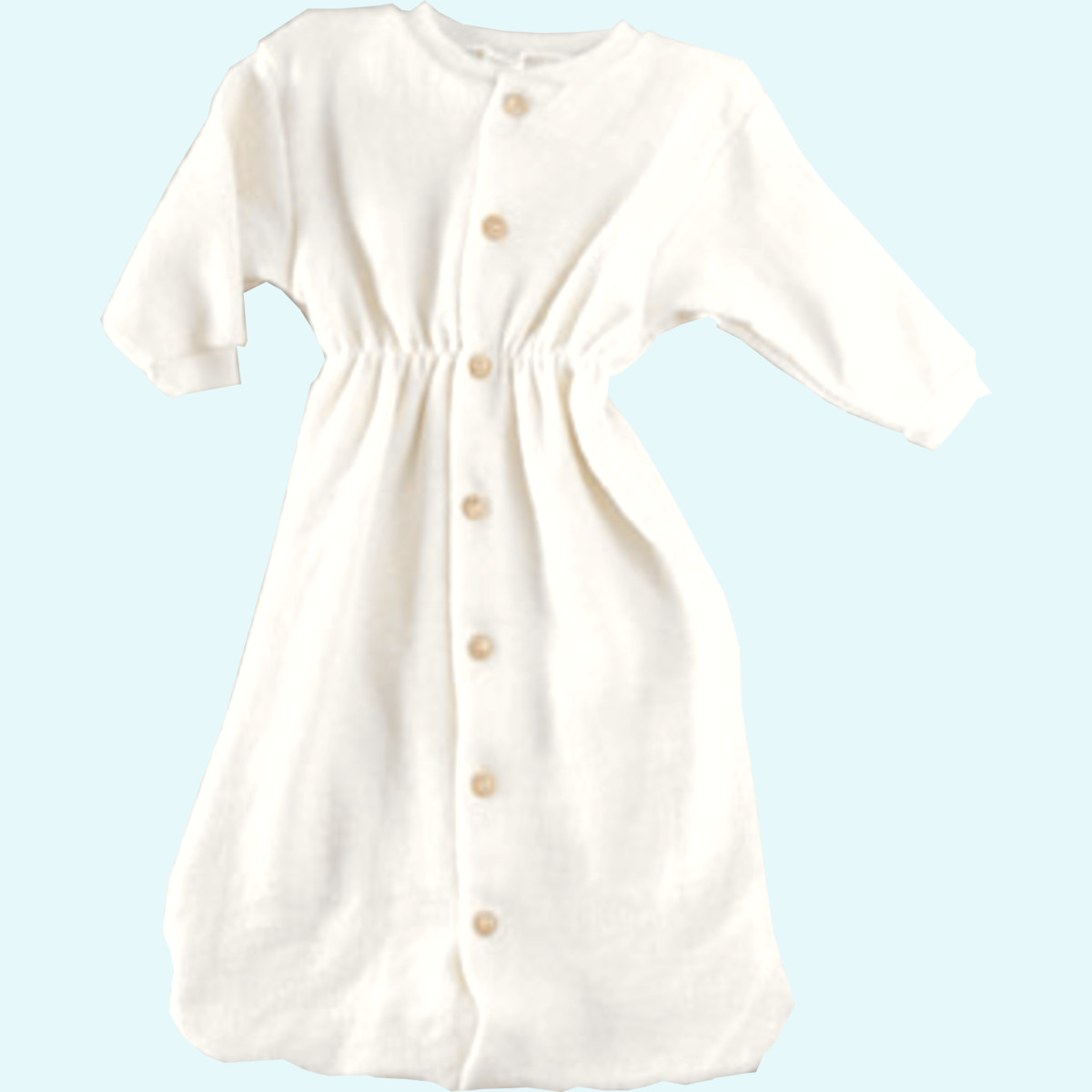 Warmer Winter Baby Schlafsack merino Wollfrottee Cosilana Warmer Baby & Kinder Wollfrottee Schlafsack natur mit Ärmel aus BIO merino Schurwolle von Cosilana - ideal im Winter GOTS