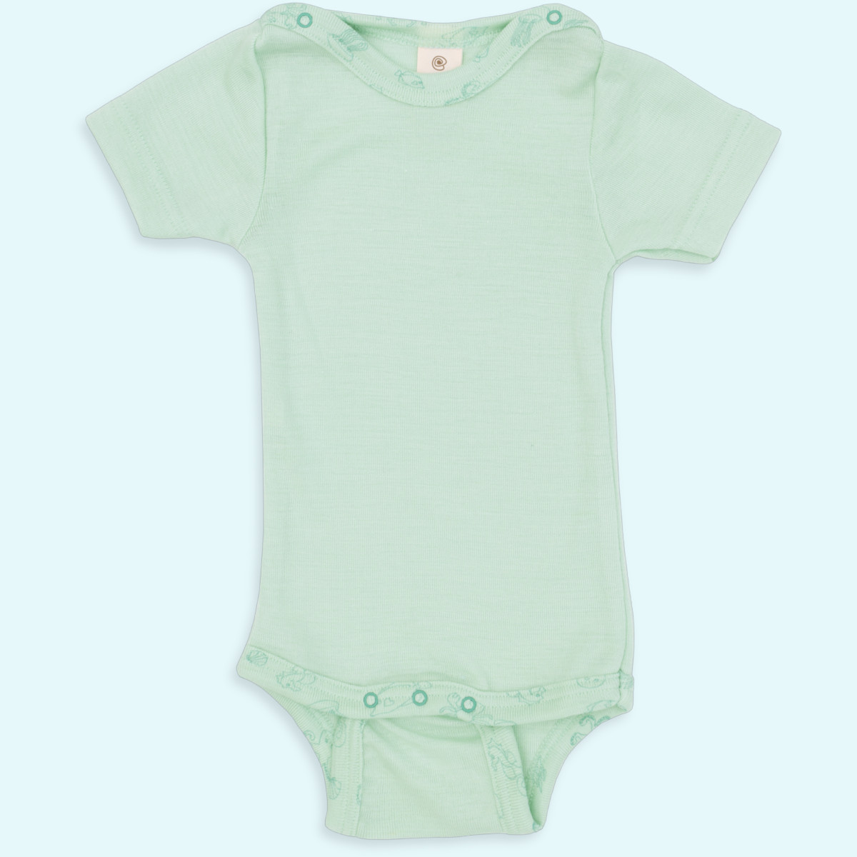 Zarter Engel kurzarm Baby Body aus Merino Wolle/Seide Kurzarm Baby Body aus kbT merino Schurwolle/Seide von Engel - Sommer & Winter ideal bei empfindlicher Haut GOTS