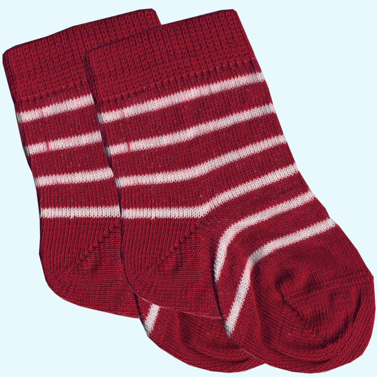 Schöne Babysocken geringelt aus sanfter Bio Baumwolle - Grödo Schöne Babysocken geringelt aus Bio Baumwolle von Grödo - GOTS