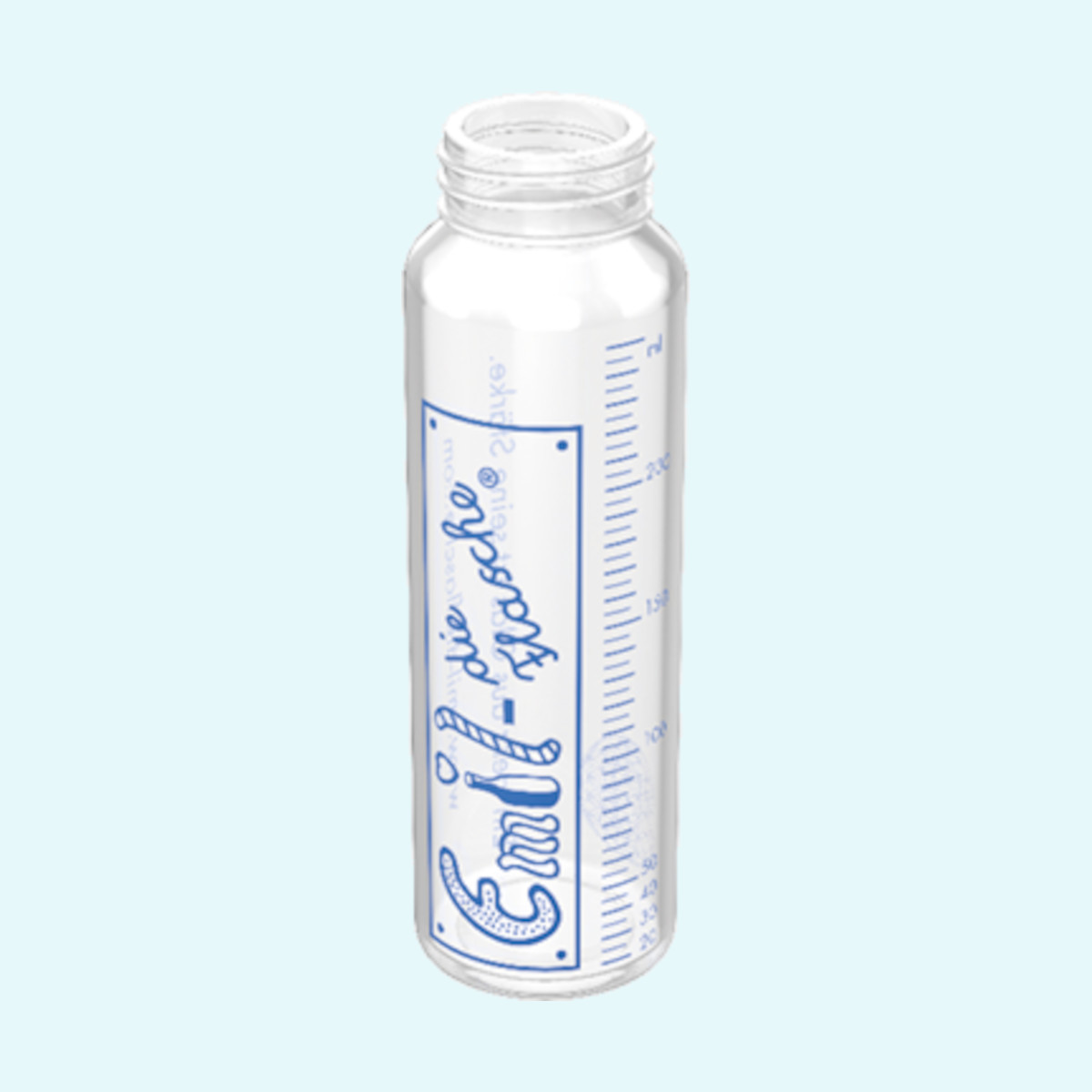 Emil Baby Flasche Zubehör - Trinksauger & Ersatzflasche Originale emil Baby Ersatzflasche 250ml aus Glas - Die gesunde Trinkflasche