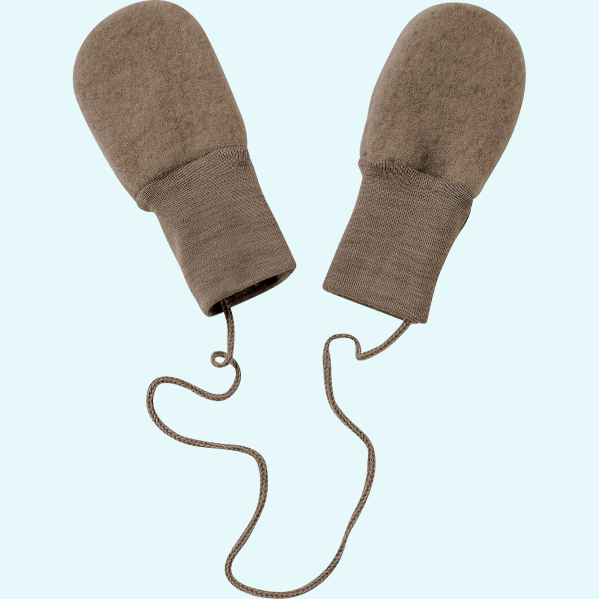 Engel Baby Handschuhe Wollfleece Baby Fäustel Wollfleece farbig uni IVN BEST