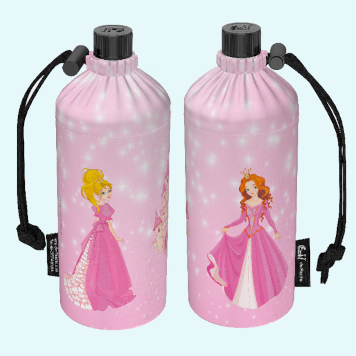 Emil Kinder Trinkflaschen mit Blume des Lebens Schule Emil die Flasche - Kinder Glas-Trinkflaschen für die Schule mit Blume des Lebens & Isolier-Behälter - Die gesunde Trinkflasche
