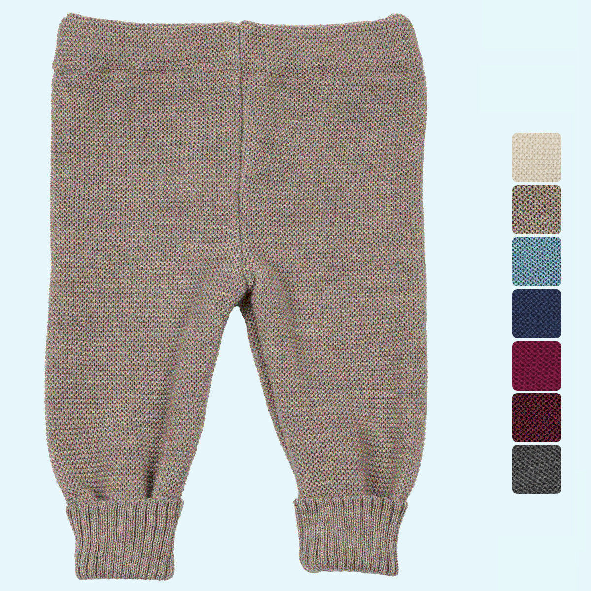 Baby Leggin Hose - Strickleggin aus BIO Schurwolle - viele Farben - GOTS