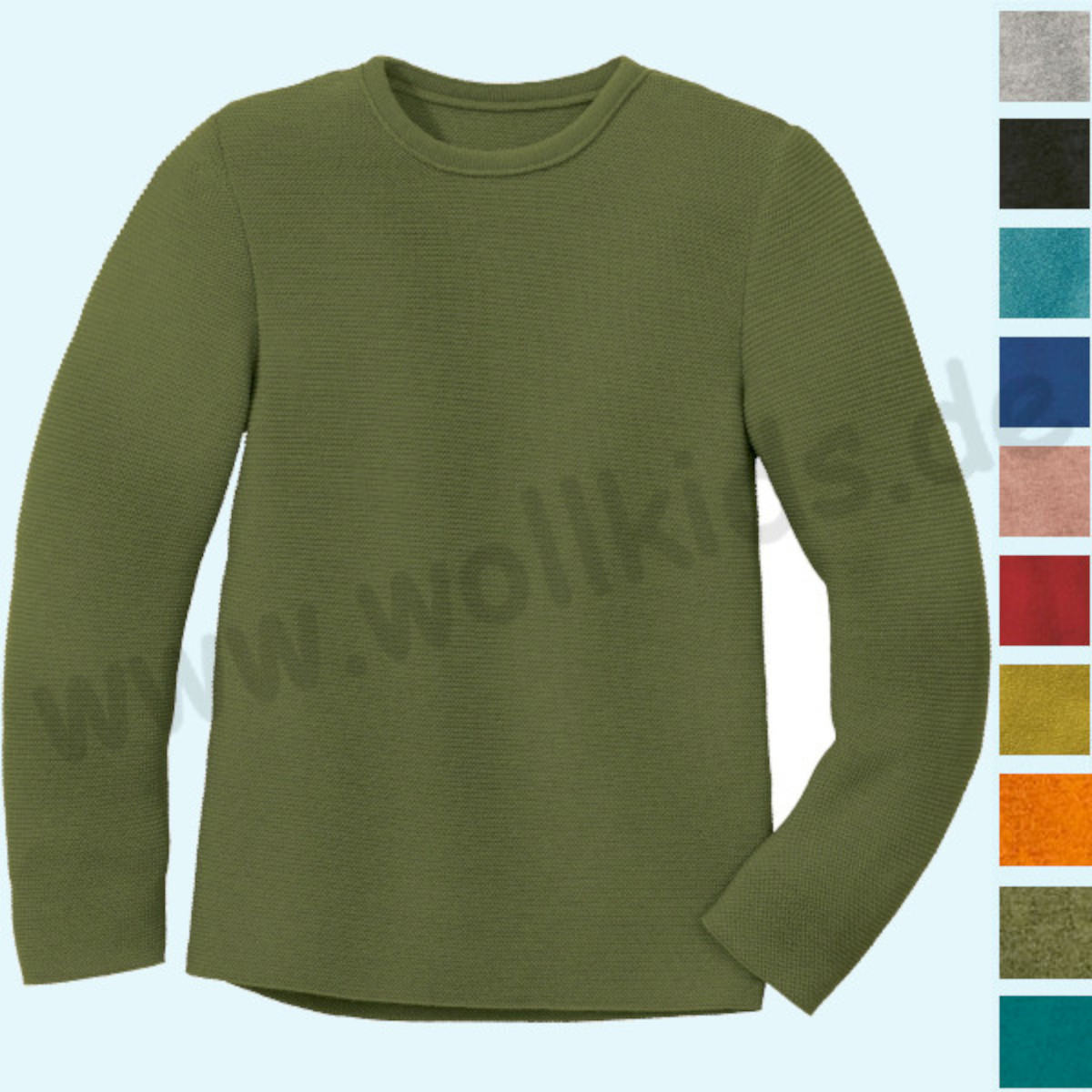 SALE - Warmer disana Baby & Kinder Strick-Pullover Merinowolle SALE - Kuscheliger disana Baby & Kinder LINKS-Strick-Pullover/Wollpullover aus kbT merino Schurwolle für den Winter GOTS