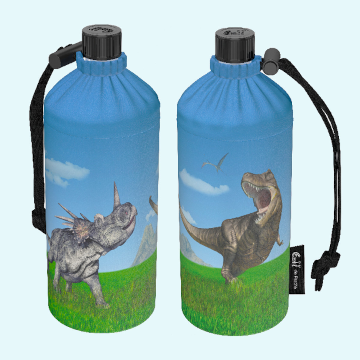 Emil Kinder Trinkflaschen mit Blume des Lebens Schule Emil die Flasche - Kinder Glas-Trinkflaschen für die Schule mit Blume des Lebens & Isolier-Behälter - Die gesunde Trinkflasche