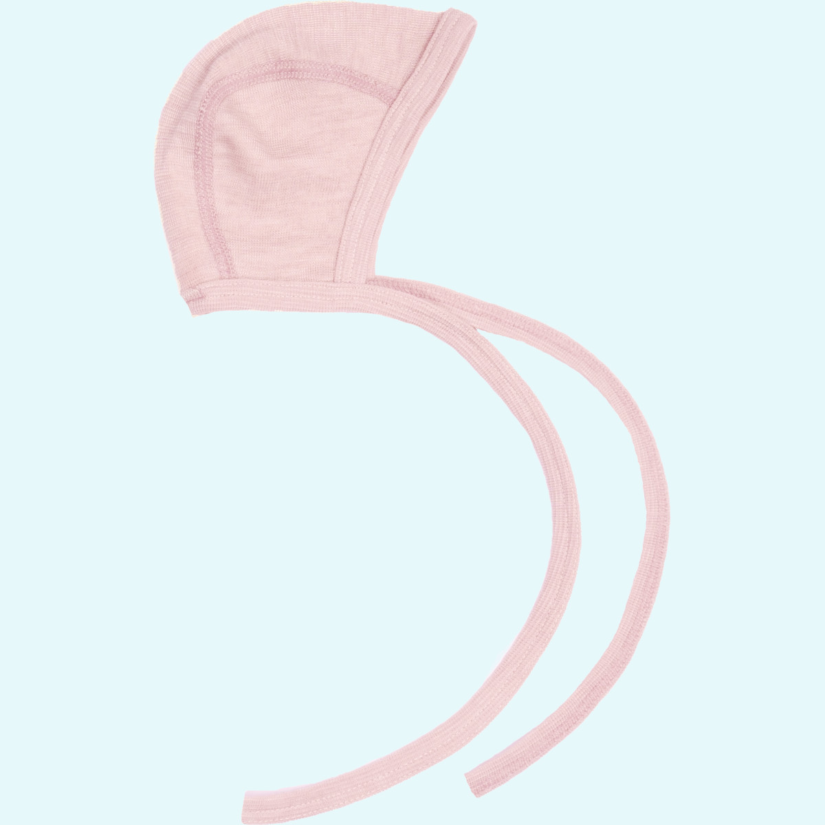 Süßes Baby Häubchen aus Wolle/Seide von Cosilana Baby Häubchen aus Wolle/Seide von Cosilana